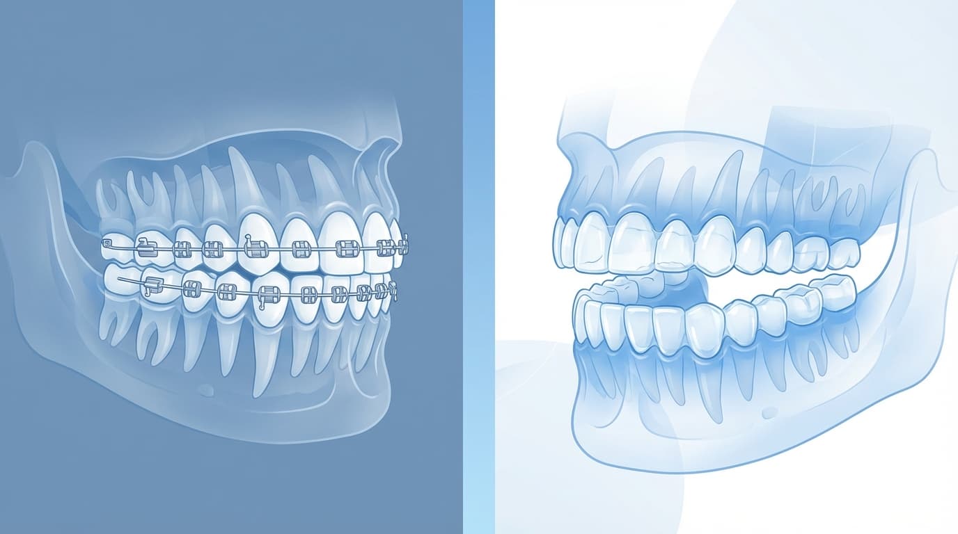 インビザラインと従来の固定式装置における治療結果の質の比較