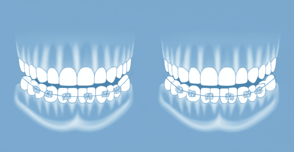クリアアライナーは従来の固定式装置と同等の効果があるか?