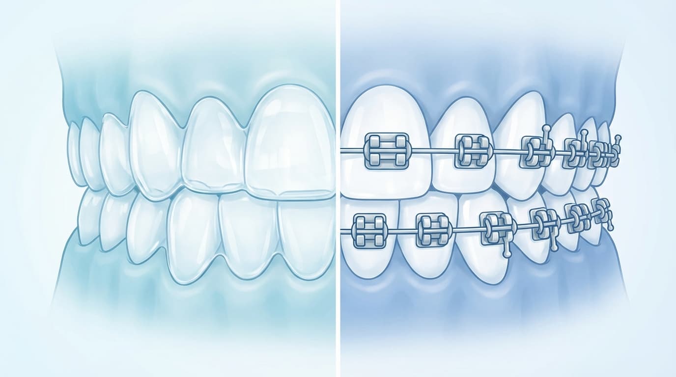 クリアアライナーと固定式装置の治療有効性の比較:システマティックレビュー