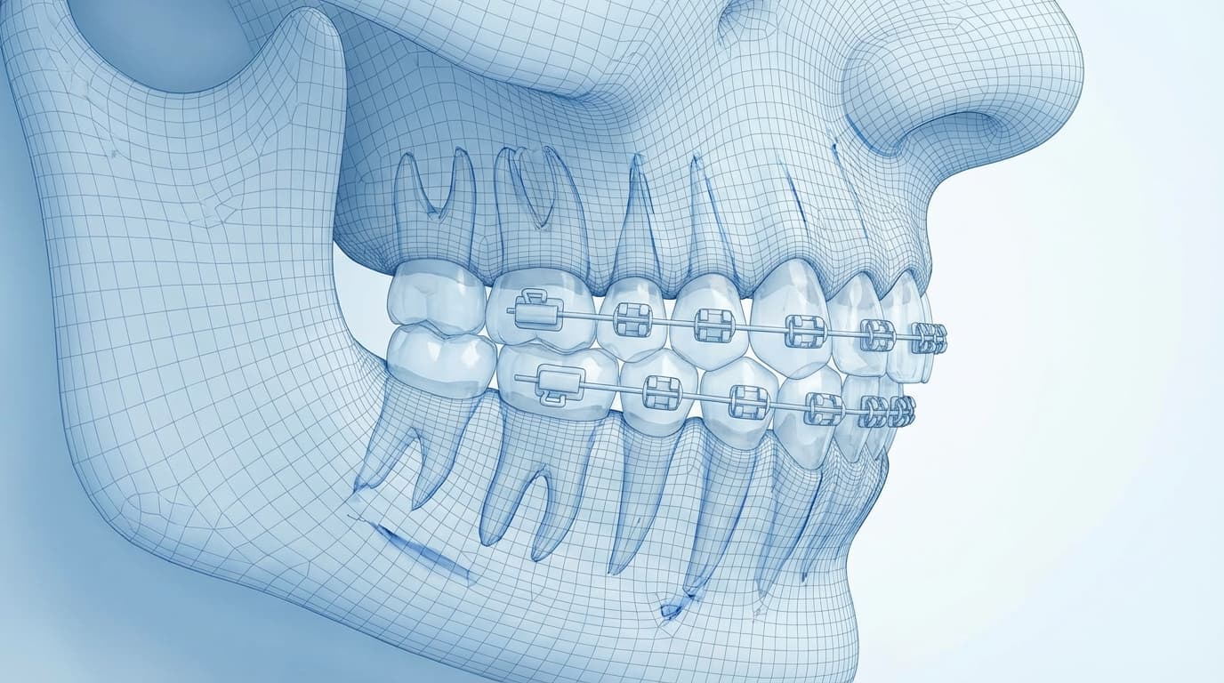 マウスピース矯正による上顎前歯部の一括後方移動:3次元有限要素解析